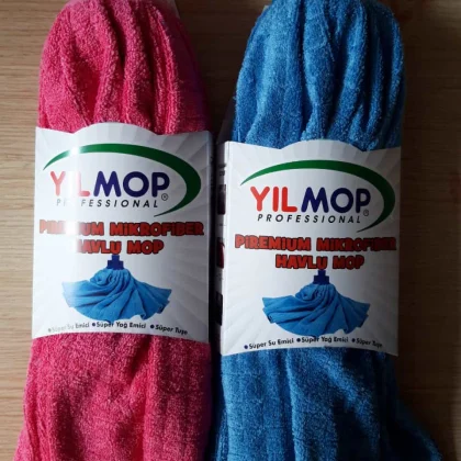 Vidalı Mop - Mikrofiber Kumaş - PREMIUM