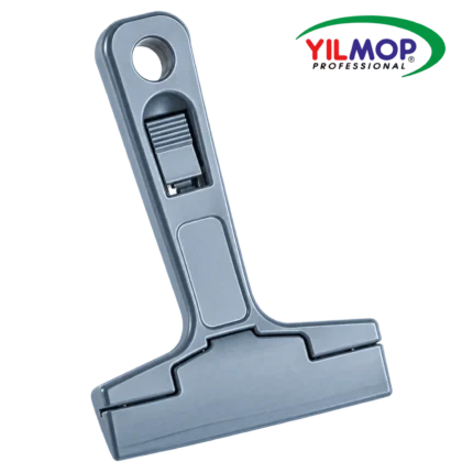 Yılmop YM-443 plastik cam kazıma aparatı, gri gövdeli T biçimli el kazıyıcı