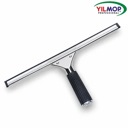 Yılmop YM-422 Metal Cam Çekçek 35 cm, siyah tutacaklı metal cam çekçeği