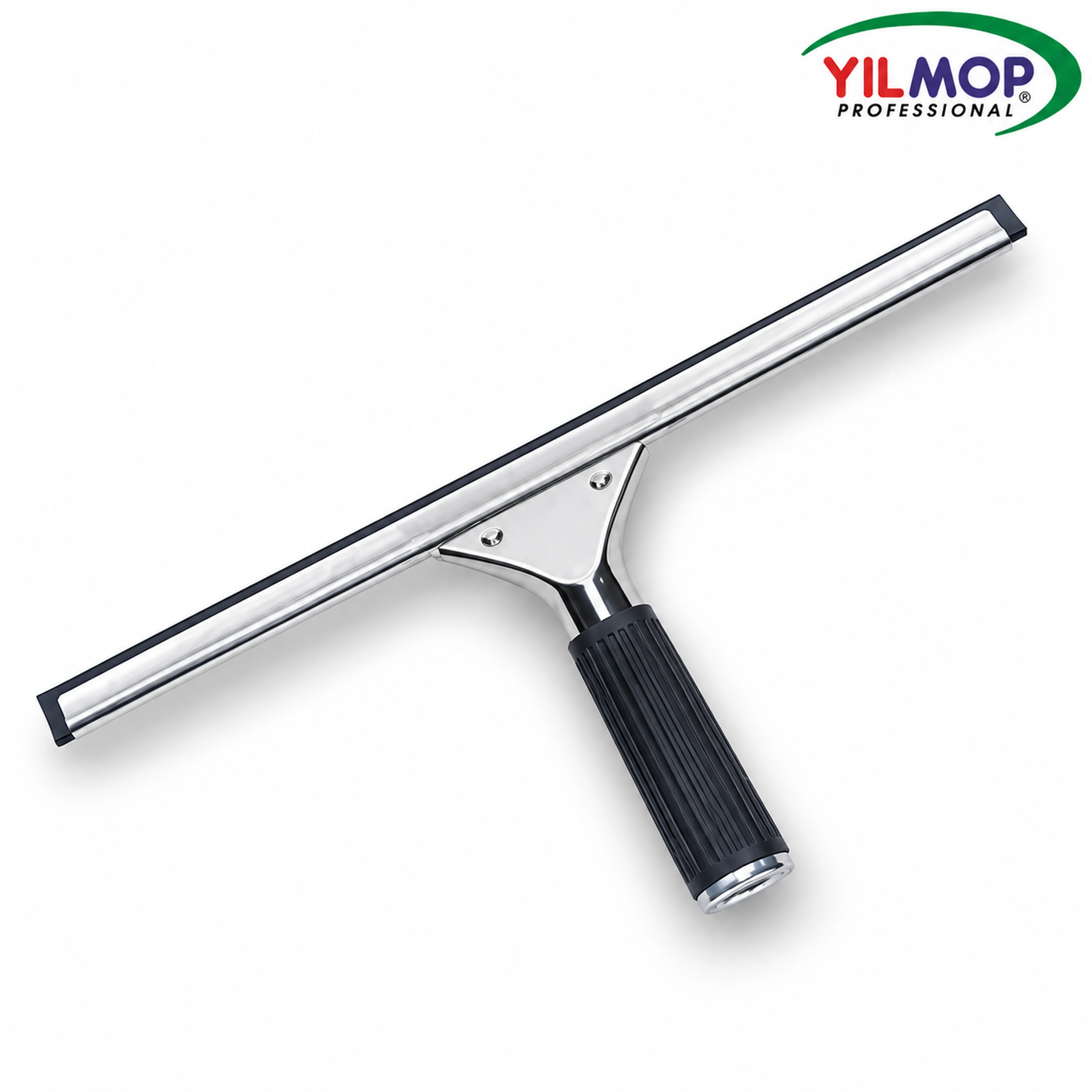 Yılmop YM-422 Metal Cam Çekçek 35 cm, siyah tutacaklı metal cam çekçeği