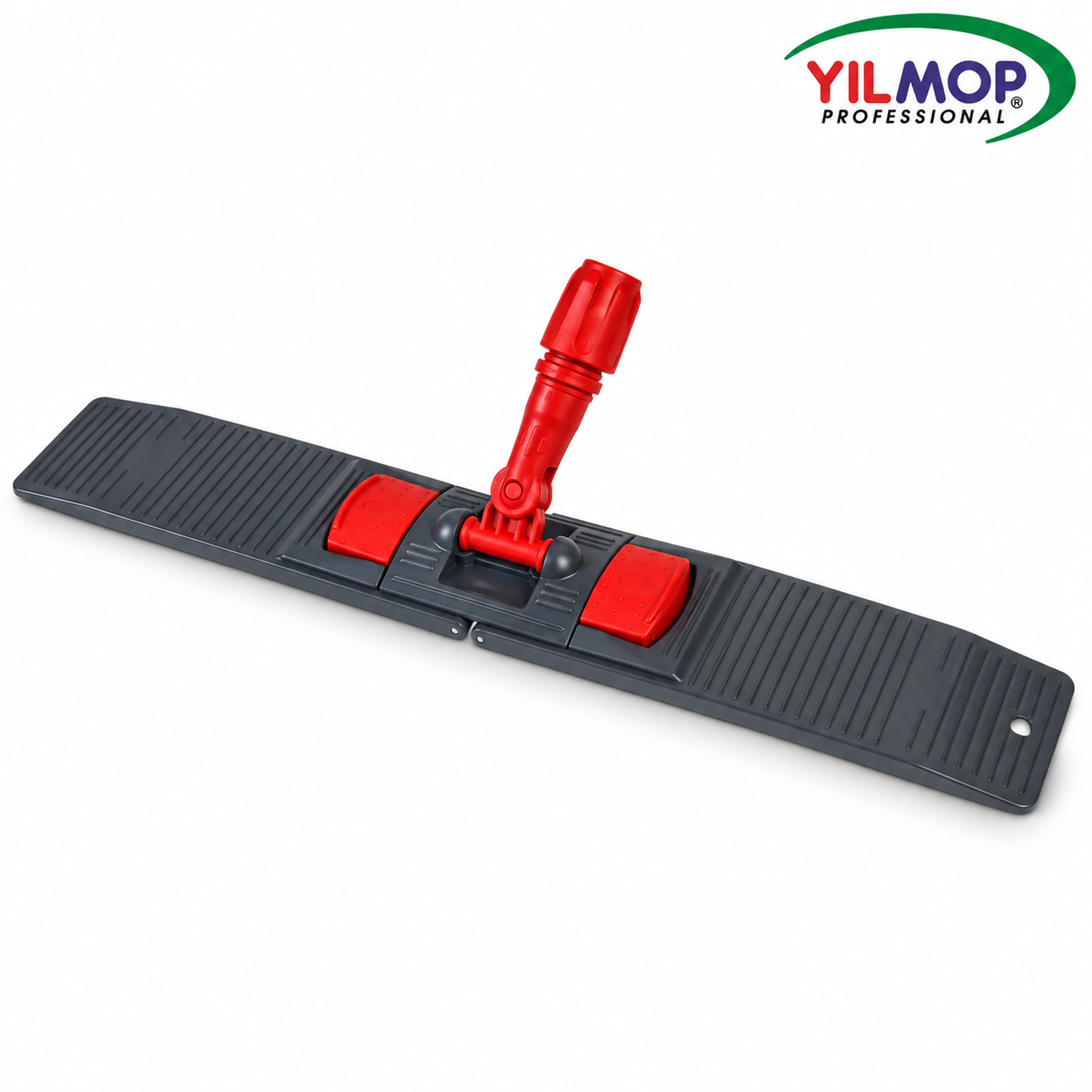 Yılmop YM-169 Nemli Mop Paleti 60 cm, kırmızı bağlantılı gri katlanır palet