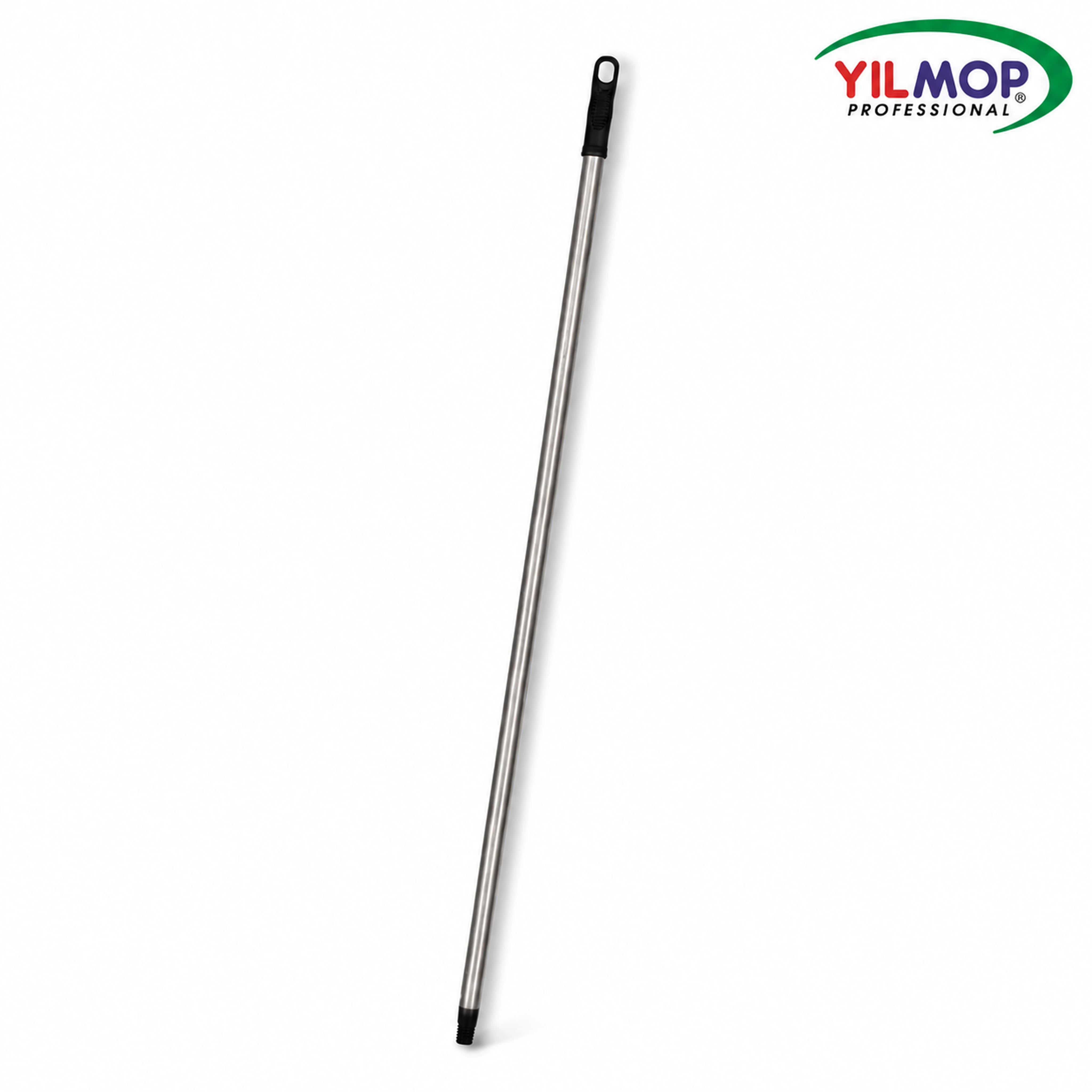 Yılmop YM-354 Vidalı Metal Kalın Sap – EXTRA 130 cm, siyah uçlu metal temizlik sapı